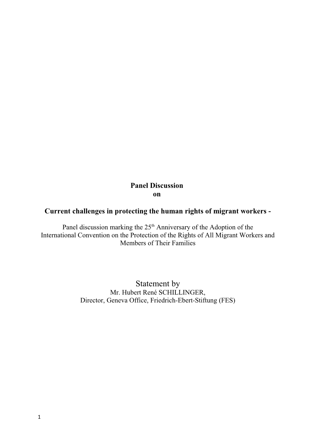 Current Challenges in Protecting the Human Rights of Migrant Workers