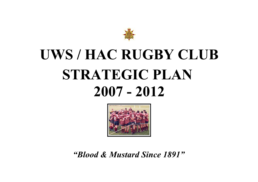 Uws / Hac Rugbyclub
