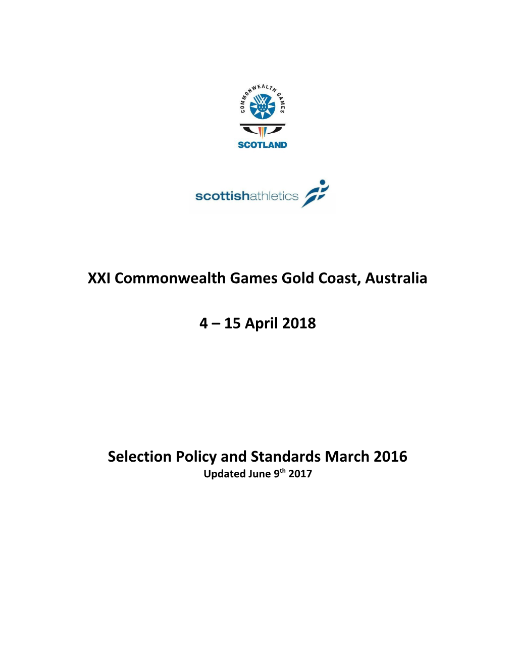 XXI Commonwealth Games Gold Coast, Australia