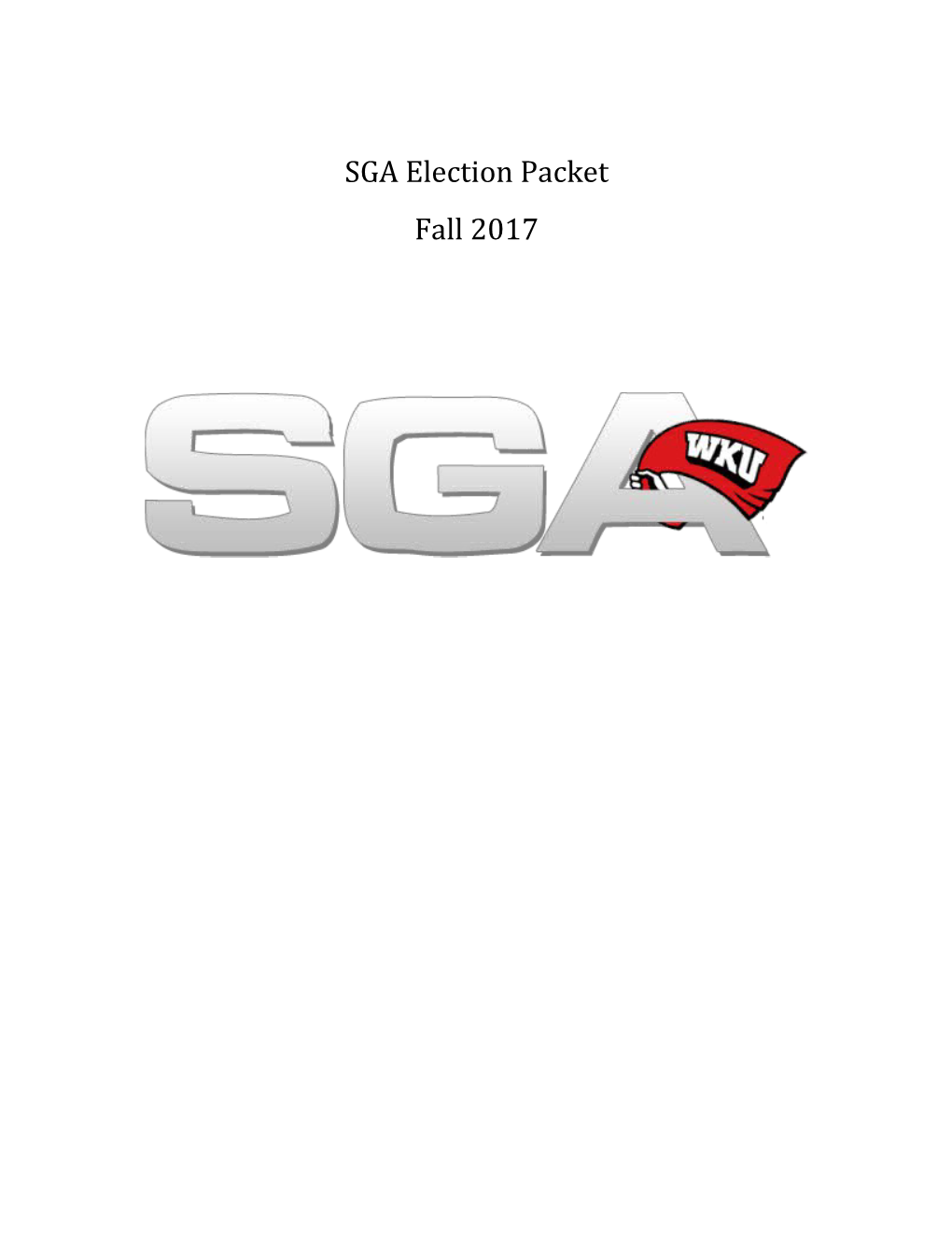 SGA Election Packet