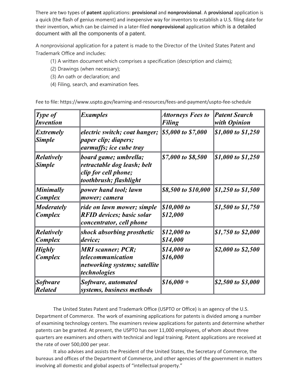 (1) a Written Document Which Comprises a Specification (Description and Claims);