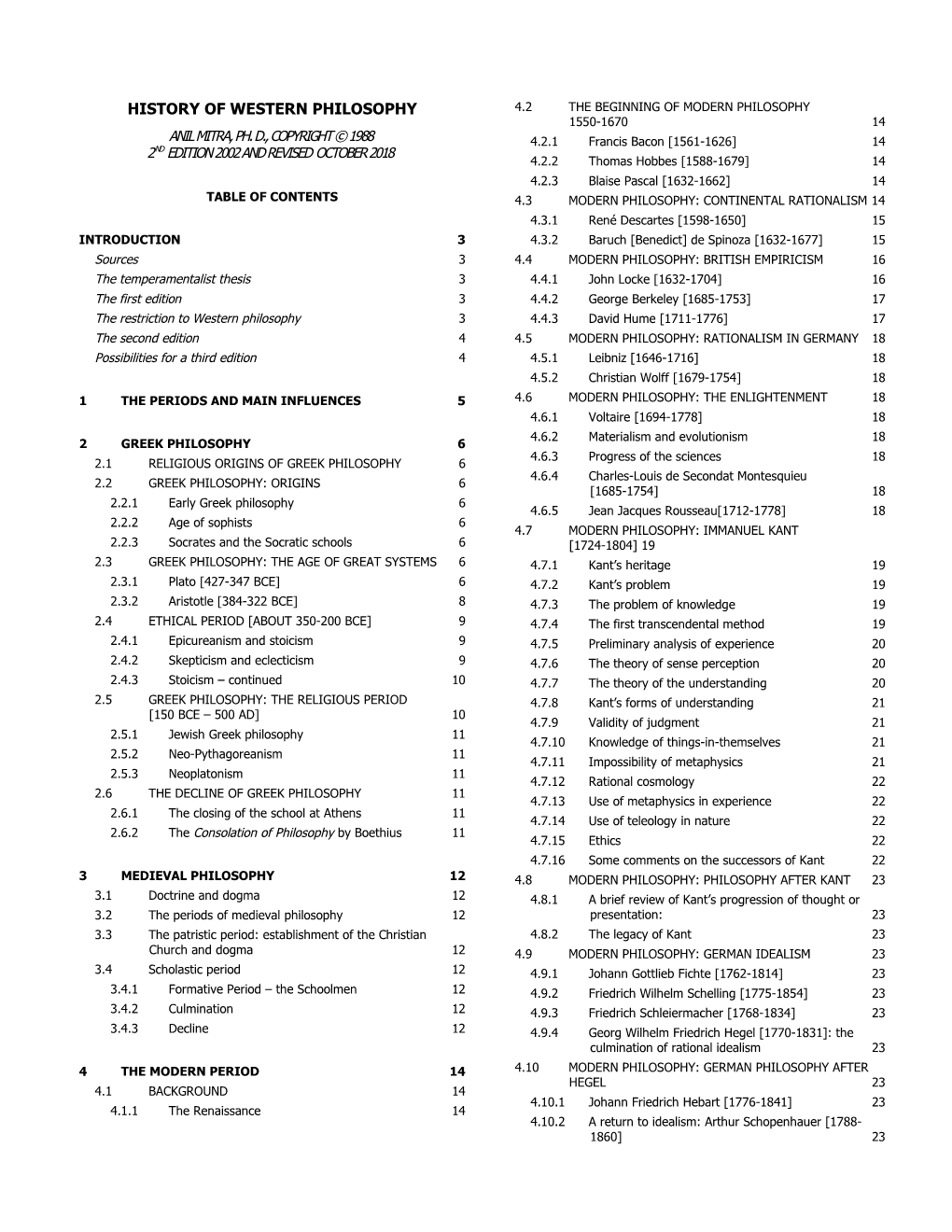 History of Western Philosophy