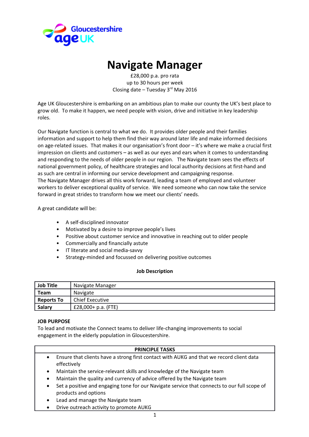 Navigate Manager