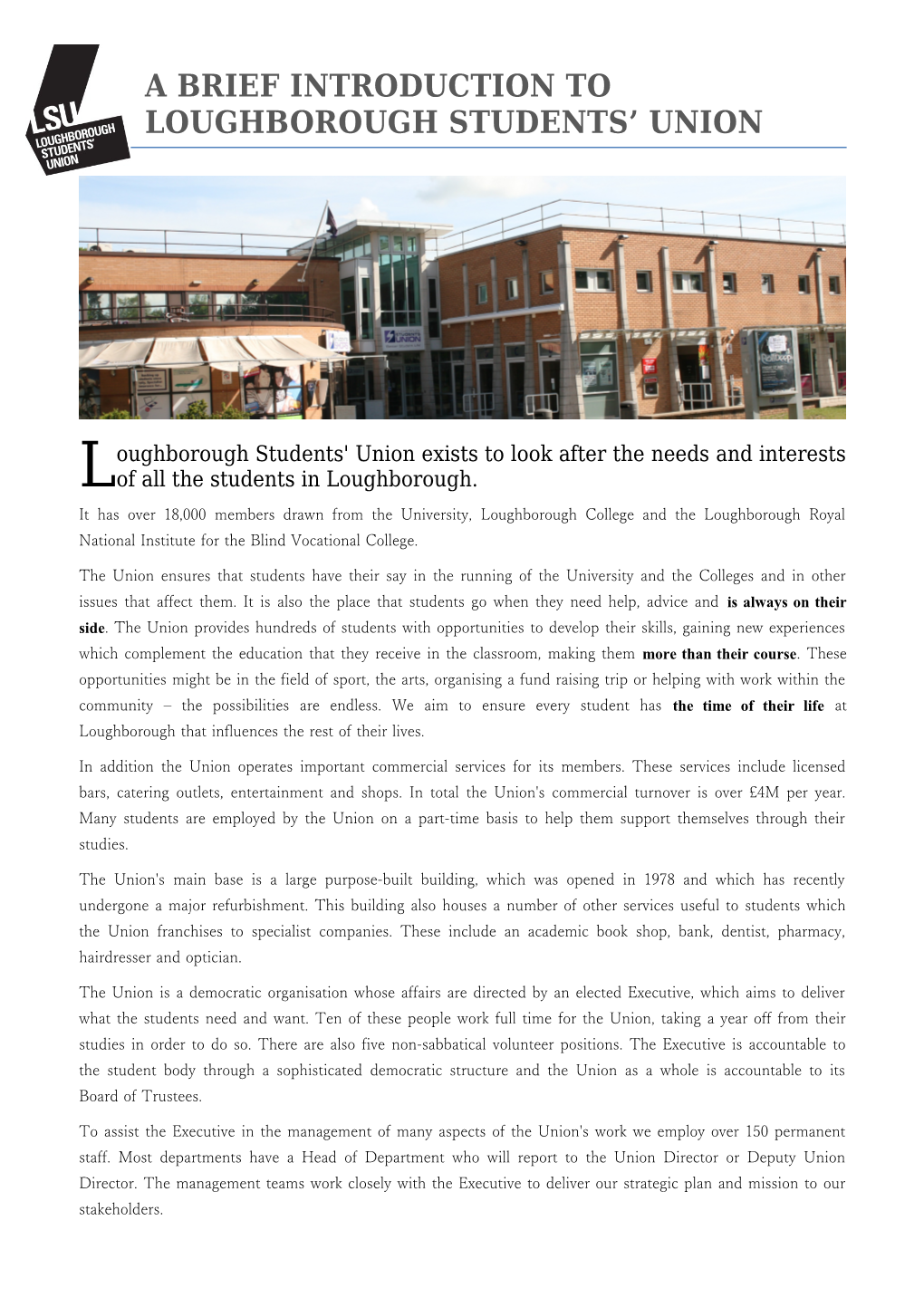 Loughborough Students Union