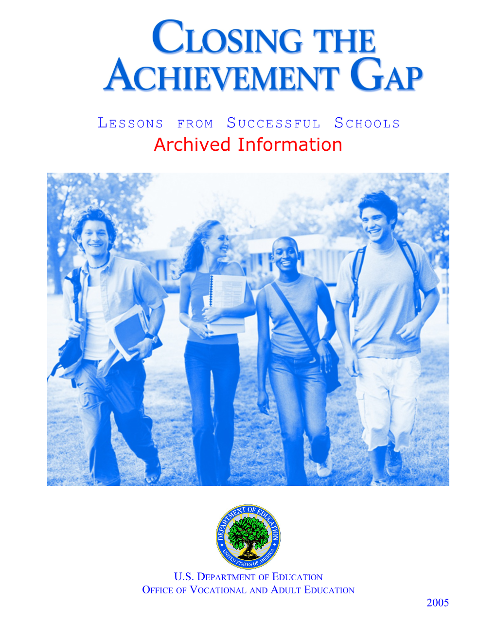 Archived: Closing the Achievement Gap Focus Group Meeting (MS WORD)