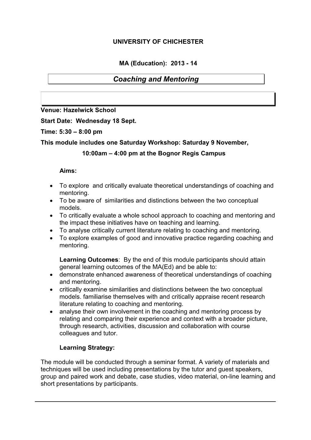 To Explore and Critically Evaluate Theoretical Understandings of Coaching and Mentoring