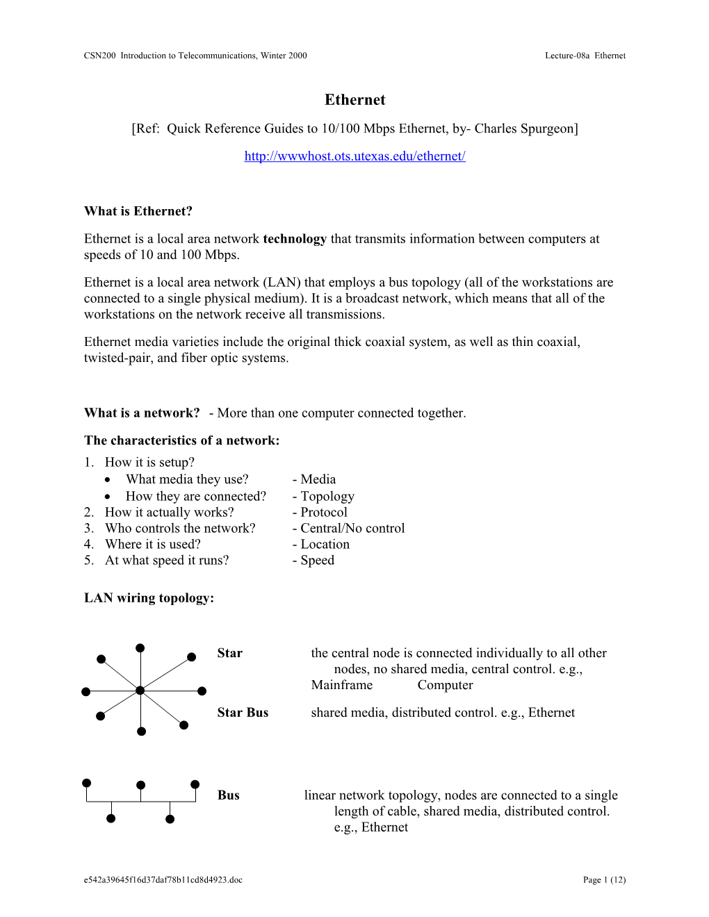 Lectures 1 to 3 Overhead