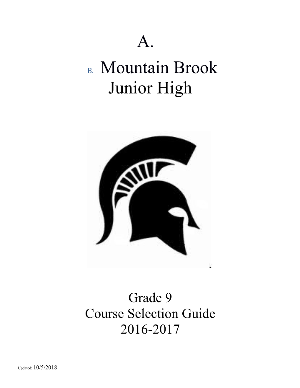 Mountain Brook Junior High