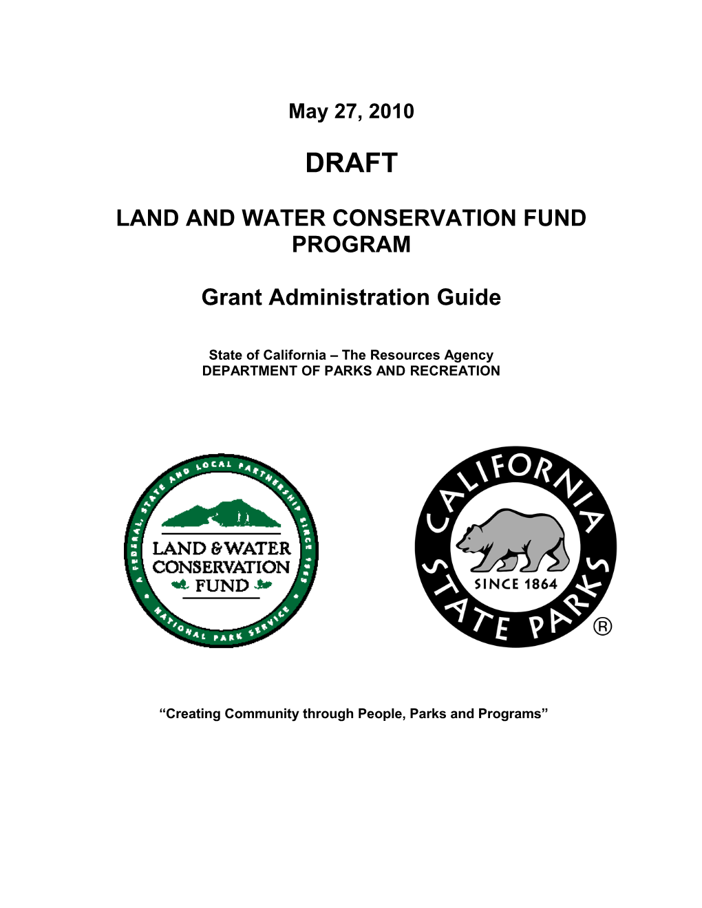 Land and Water Conservation Fund Program