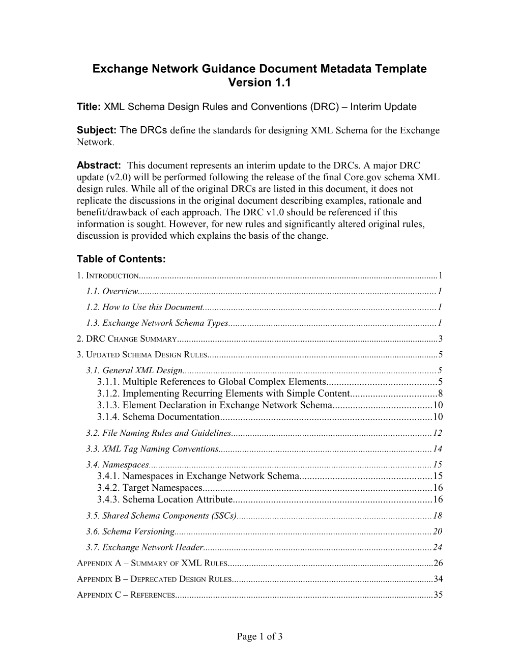 NOB Policy on Guidance Document Format and Submission