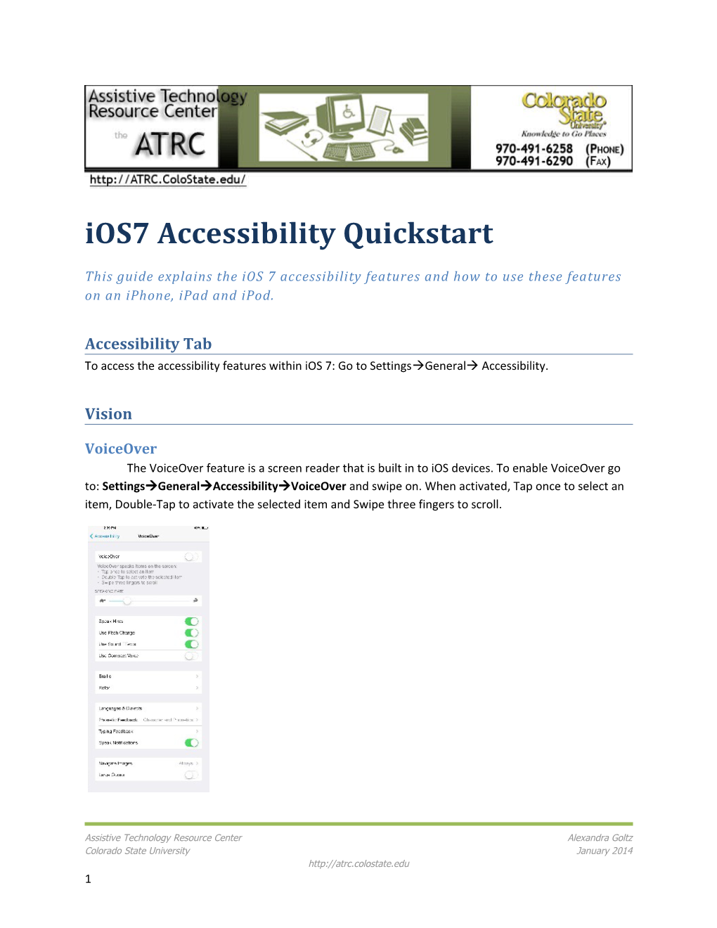 Ios7 Accessibility Quickstart