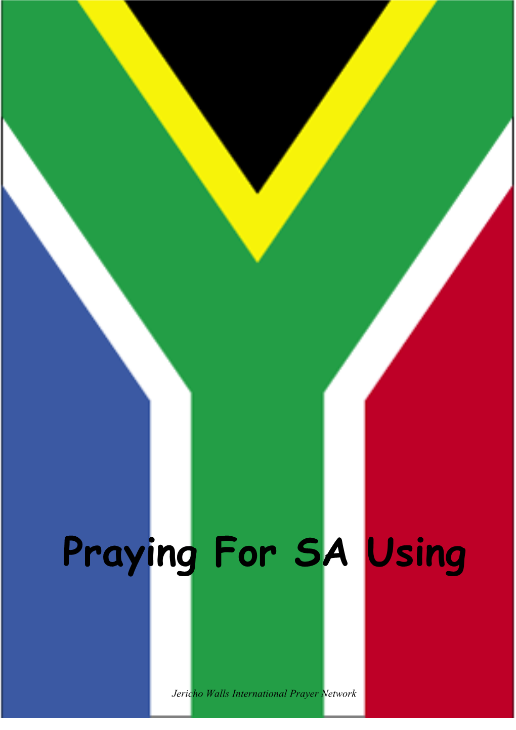 Praying for SA Using Flag Colours