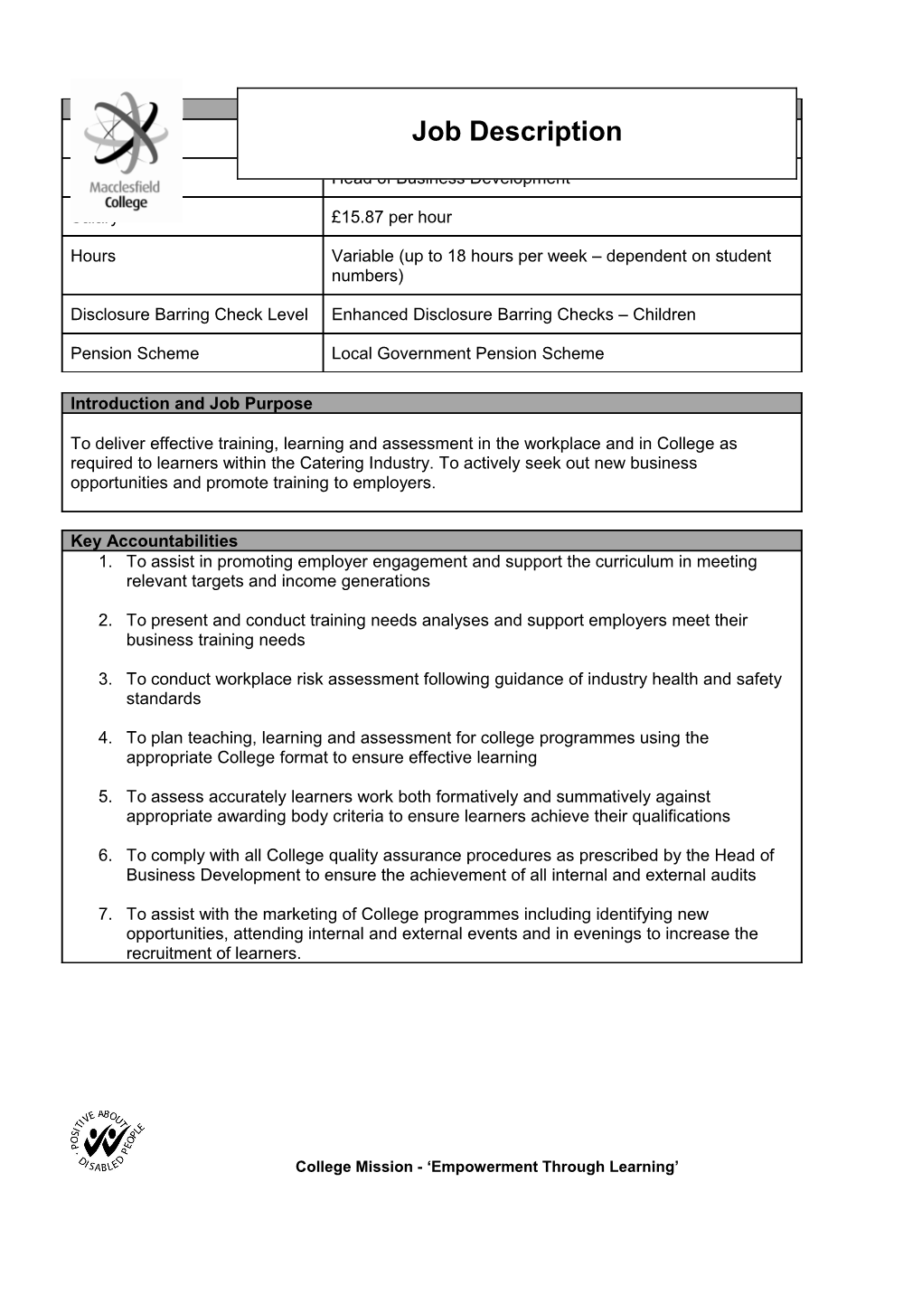 To Conduct Workplace Risk Assessment Following Guidance of Industry Health and Safety Standards