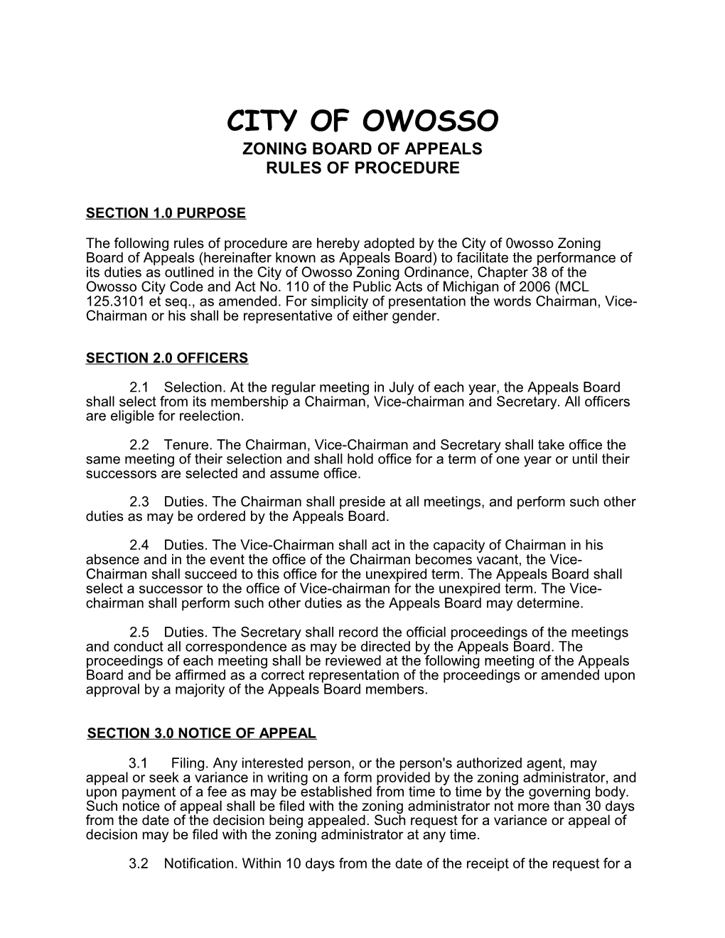 City Op Owosso