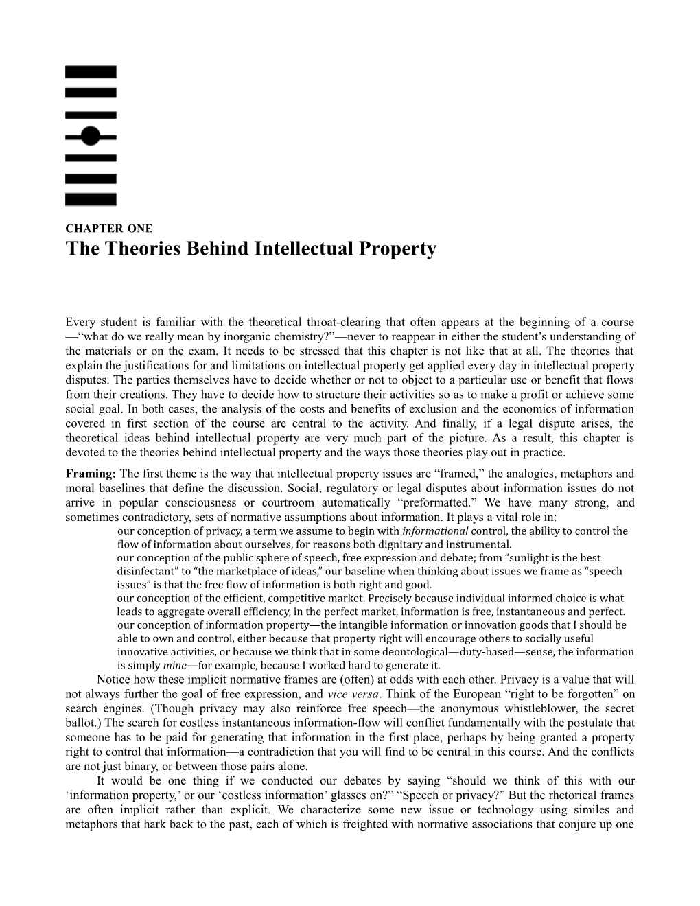 The Theories Behind Intellectual Property