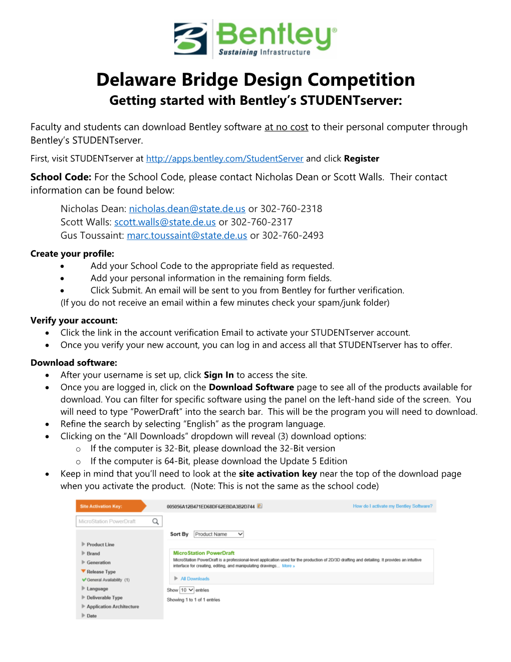 Delaware Bridge Design Competition