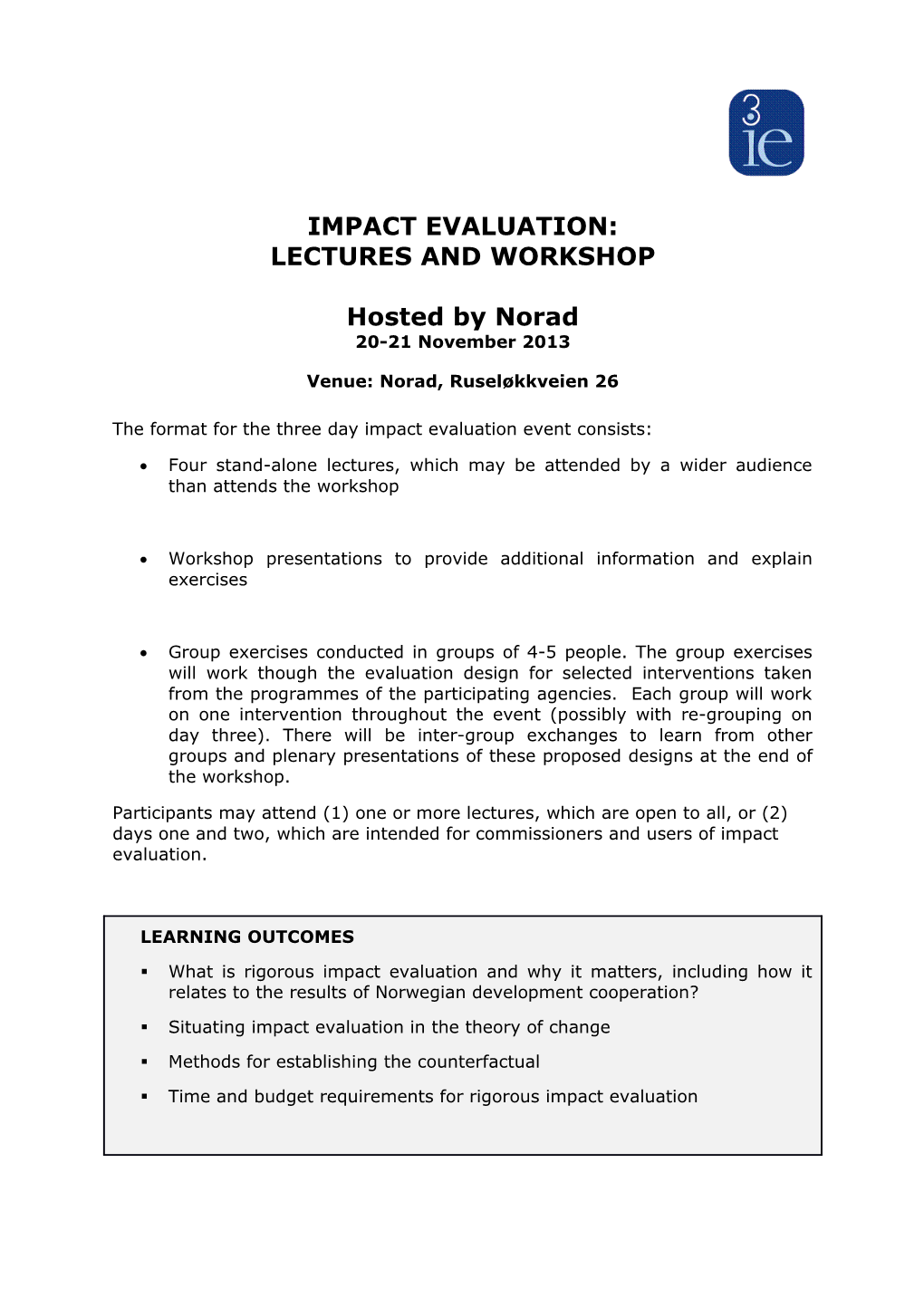 Impact Evaluation