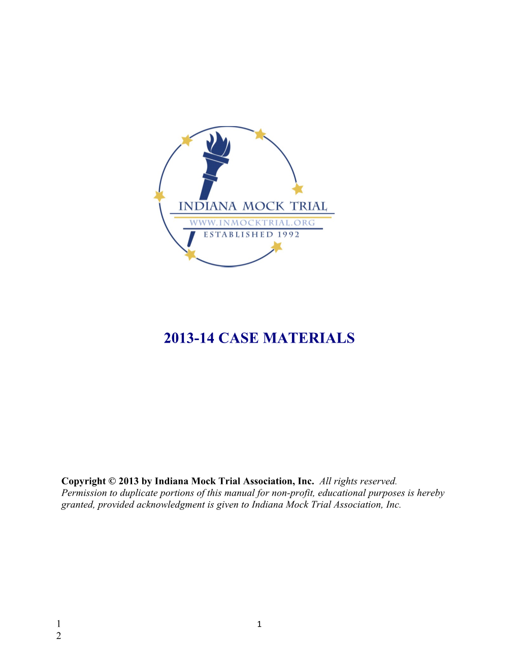 2013-14 Case Materials