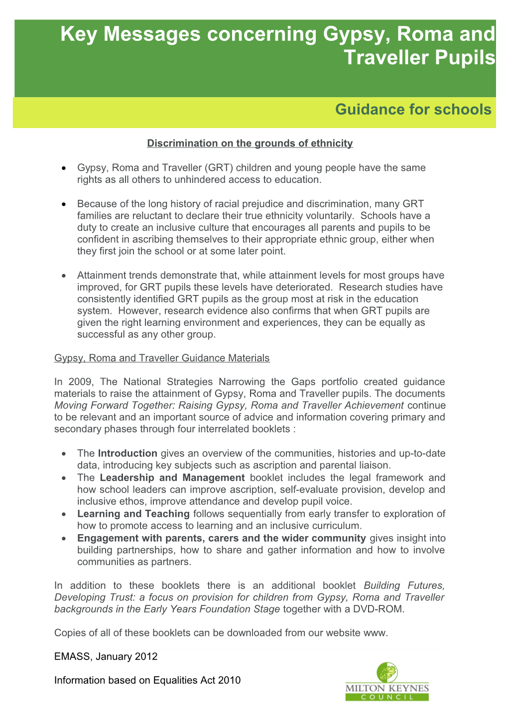 The Equalities Act 2006