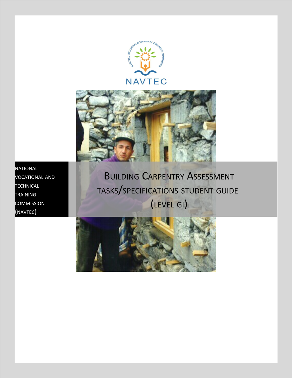 Building Carpentry Assessment Portfolio (Students)