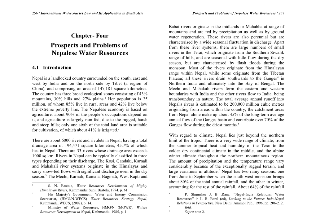 Prospects and Problems Of