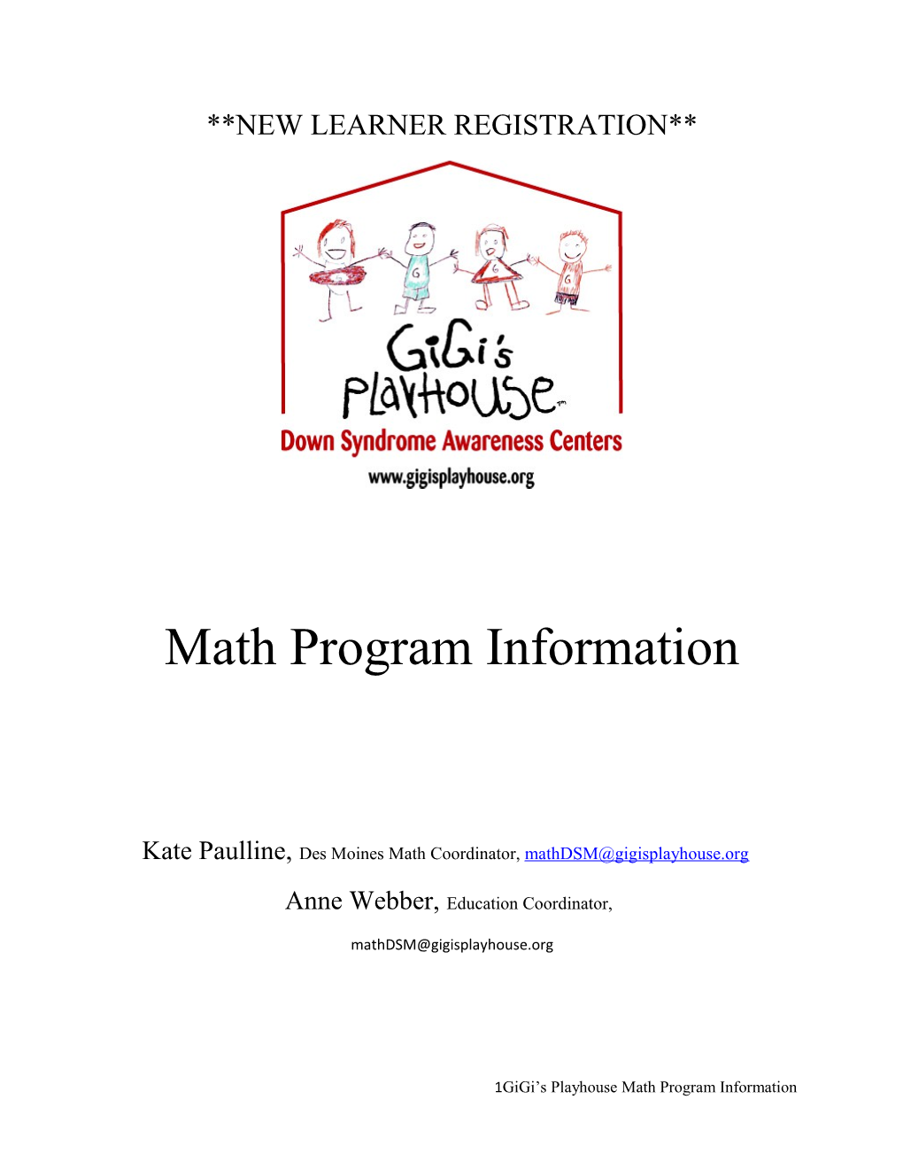 Kate Paulline, Des Moines Math Coordinator