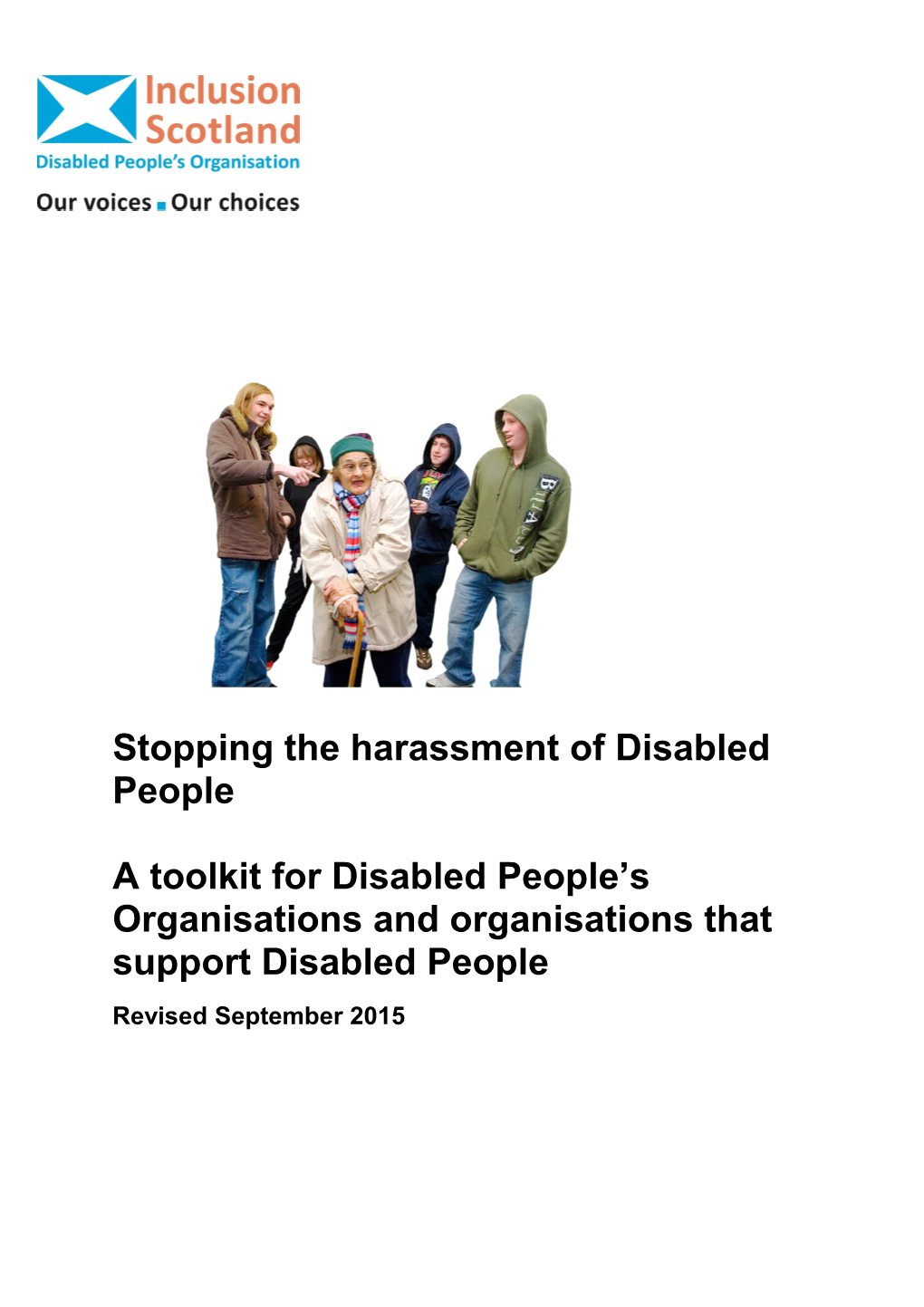 Stopping the Harassment of Disabled People