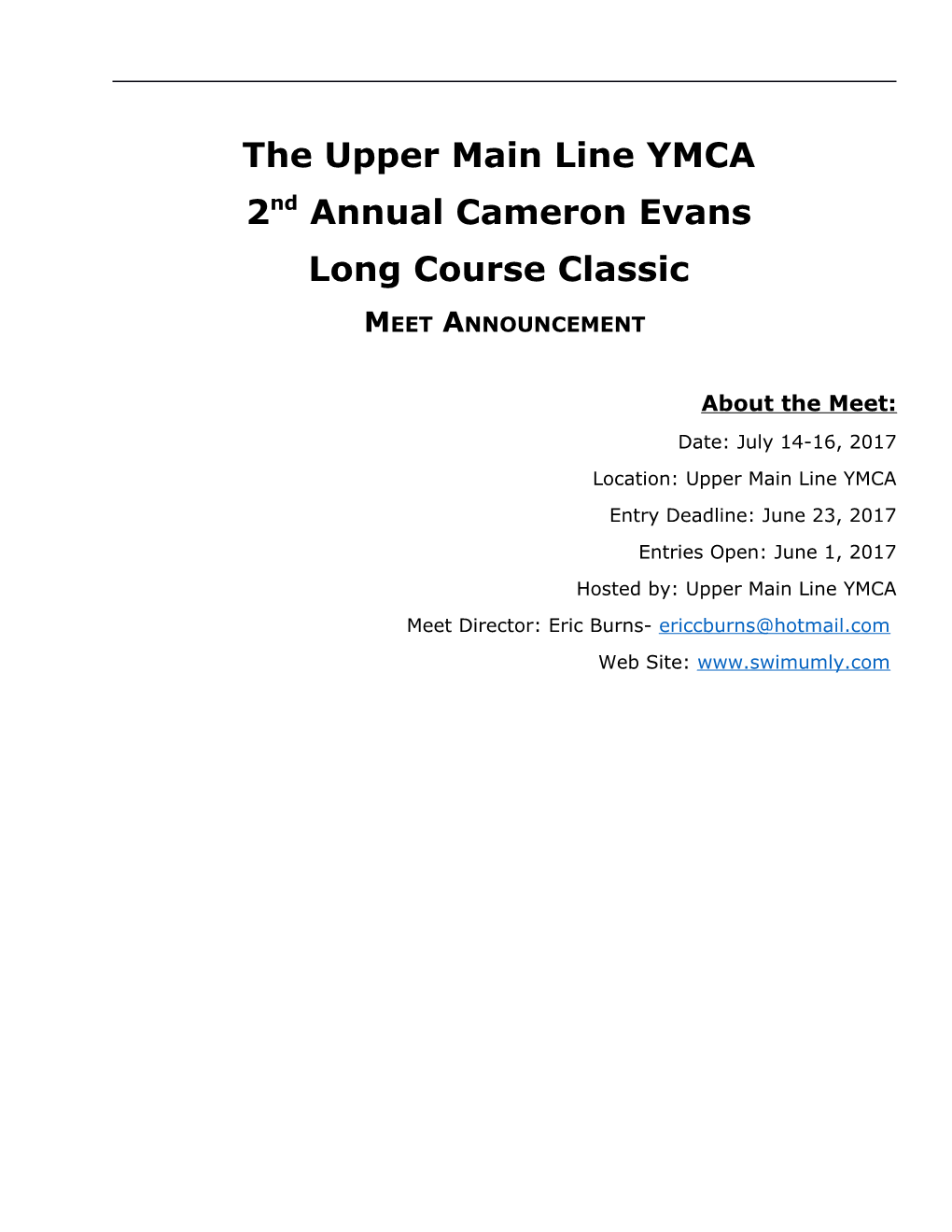 The Upper Main Line YMCA