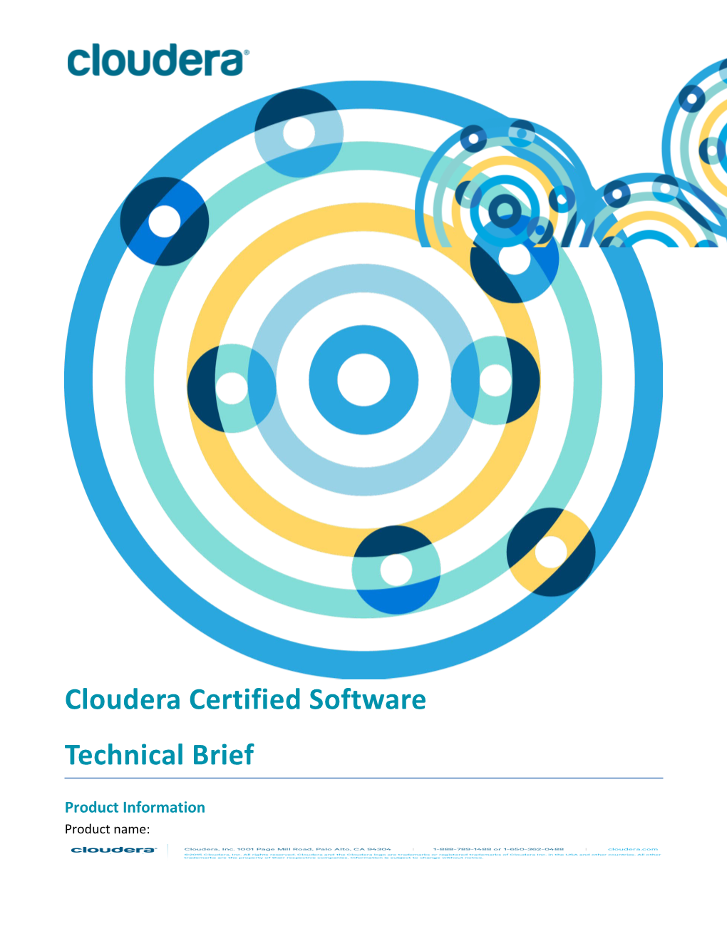 Cloudera Certified Software