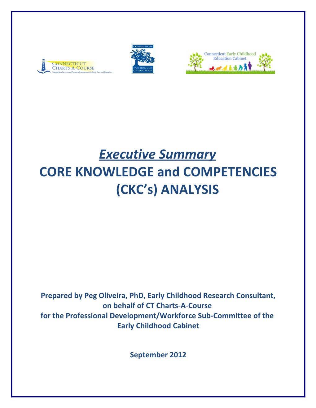 CORE KNOWLEDGE and COMPETENCIES (CKC S) ANALYSIS