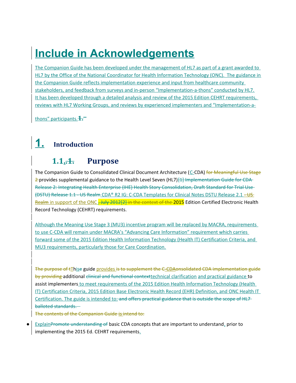 Include in Acknowledgements