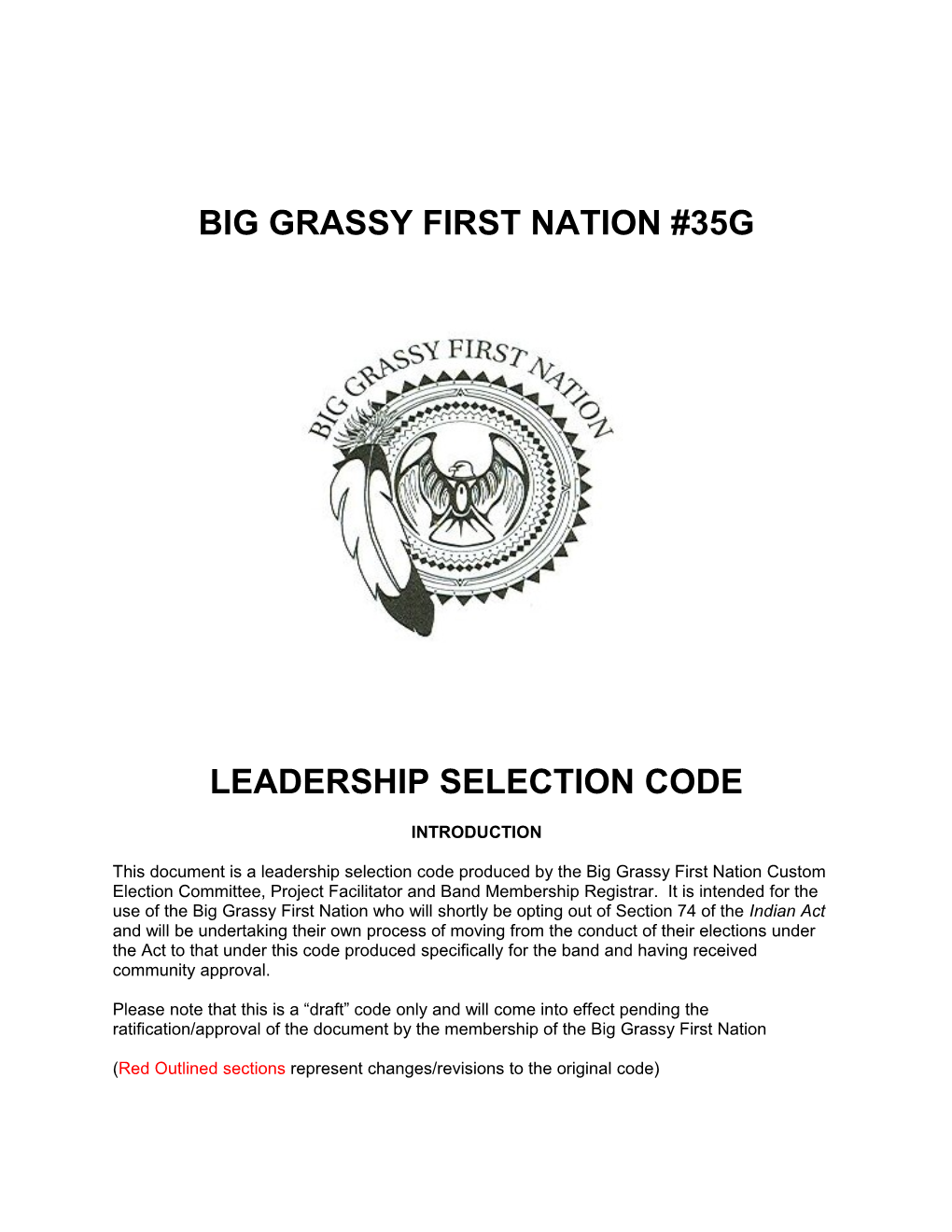 Sample Leadership Selection Code