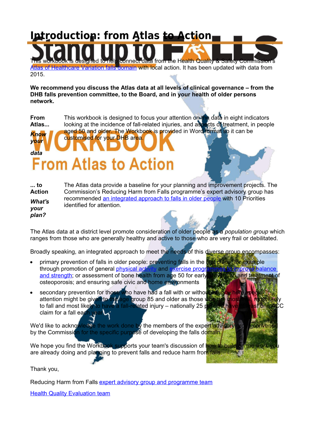 Workbook from Atlas to Action