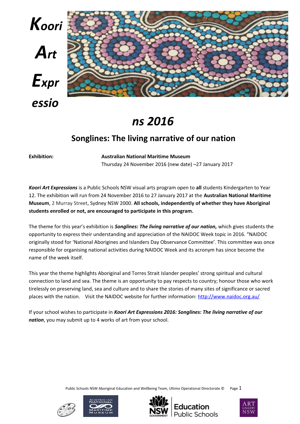 Songlines: the Living Narrative of Our Nation