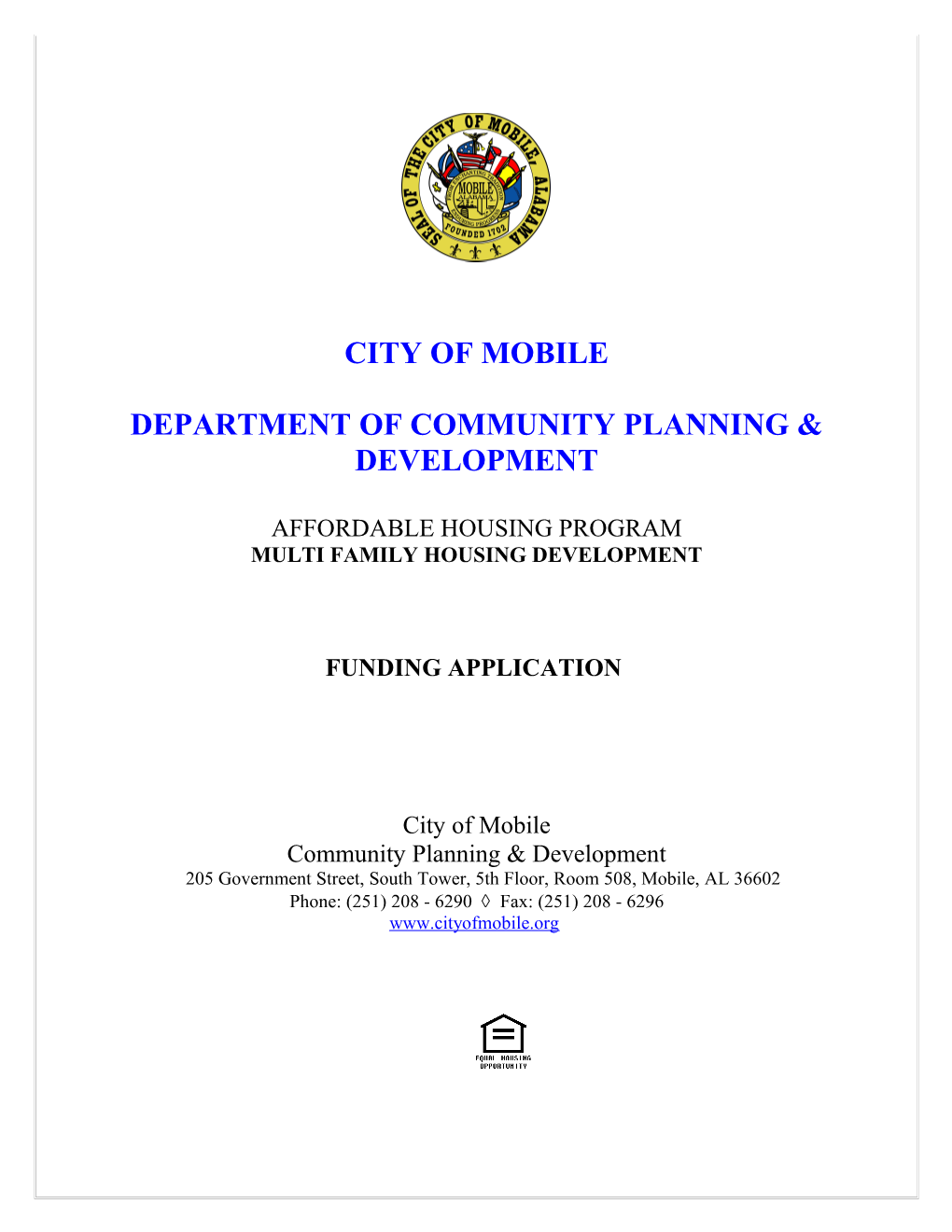 Department of Community Planning & Development