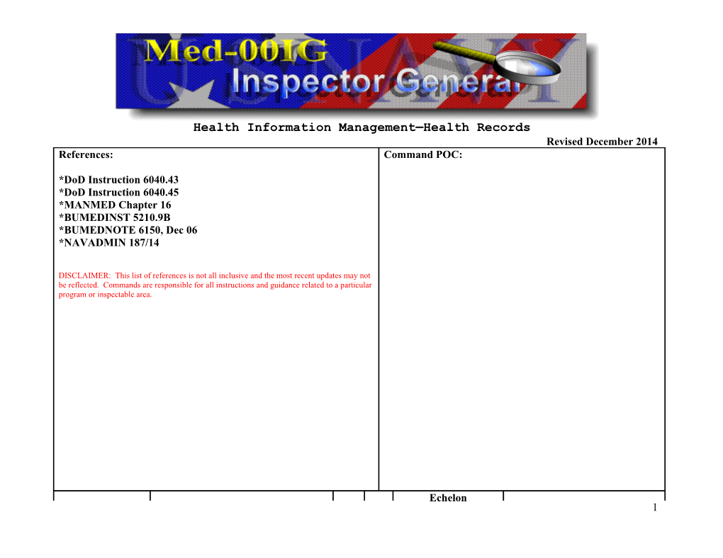 Health Information Management Health Records Self-Assessment