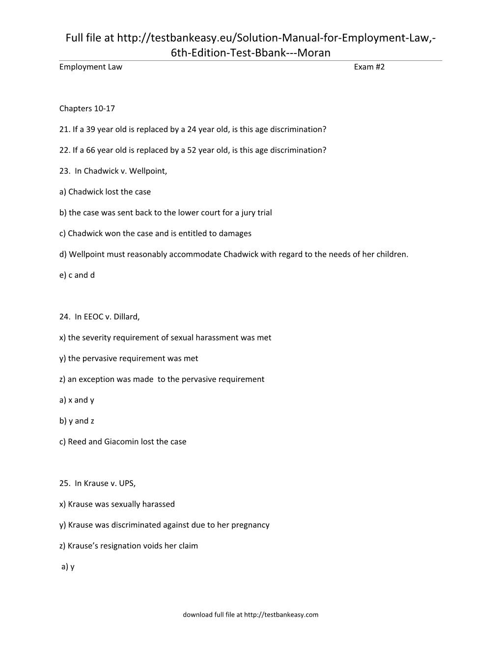 21. If a 39 Year Old Is Replaced by a 24 Year Old, Is This Age Discrimination?