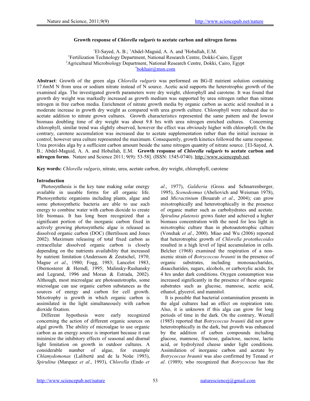 Physiological Influence of Organic Carbon As Affected by Nitrogen Form