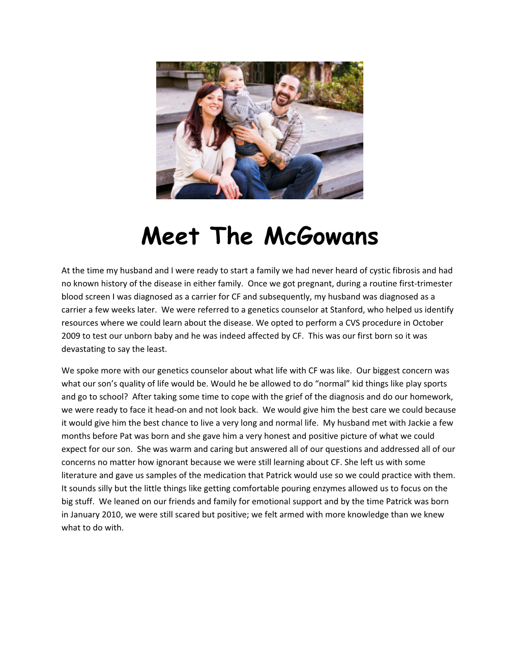 Meet the Mcgowans