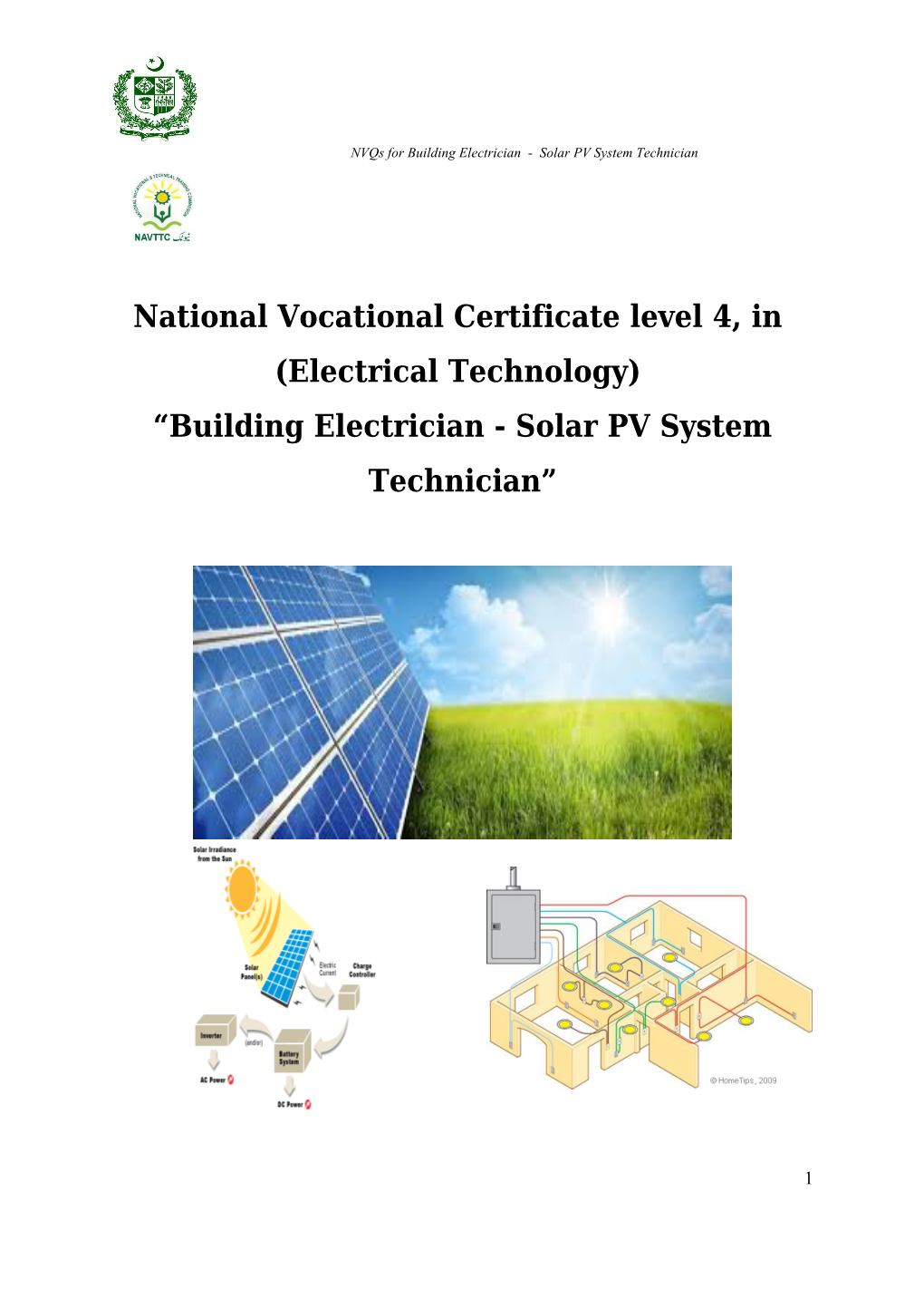 National Vocational Certificate Level 4, In