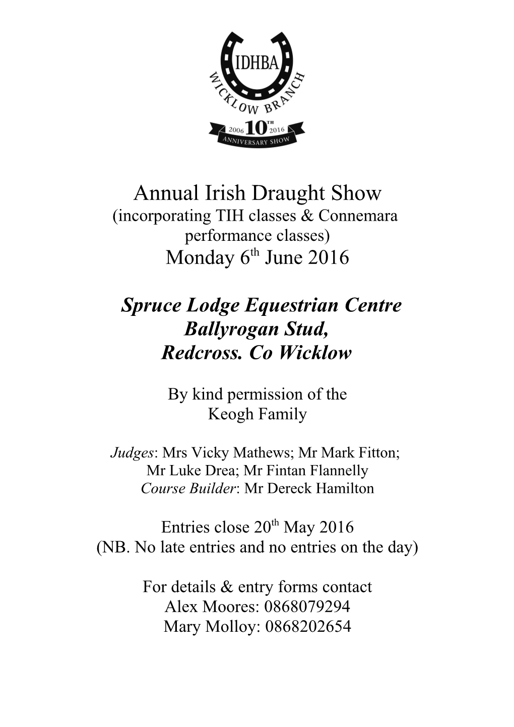 Annual Irish Draught Show