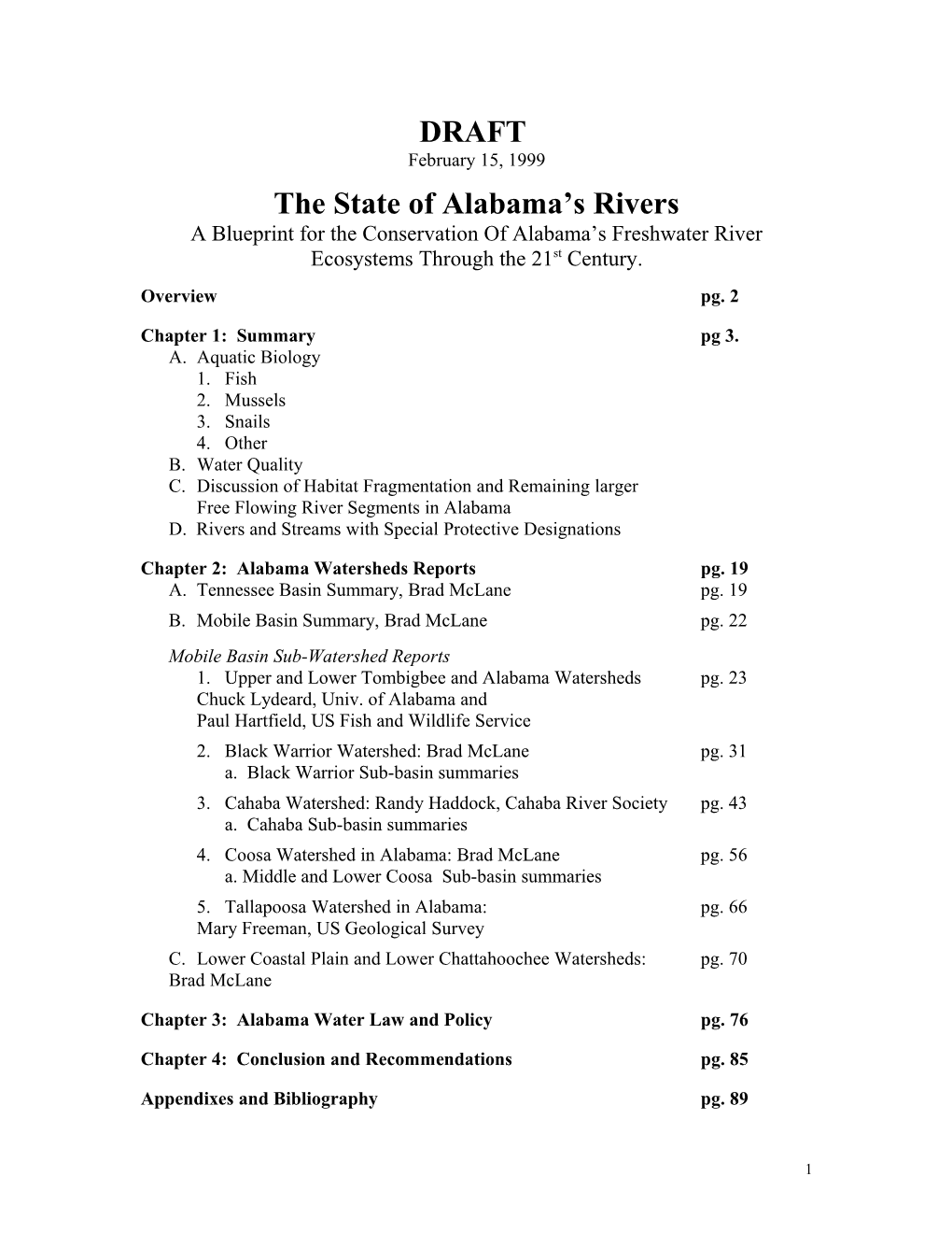 The State of Alabama S Rivers