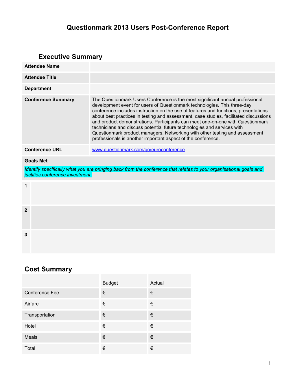 EU-Conference-Report-Template