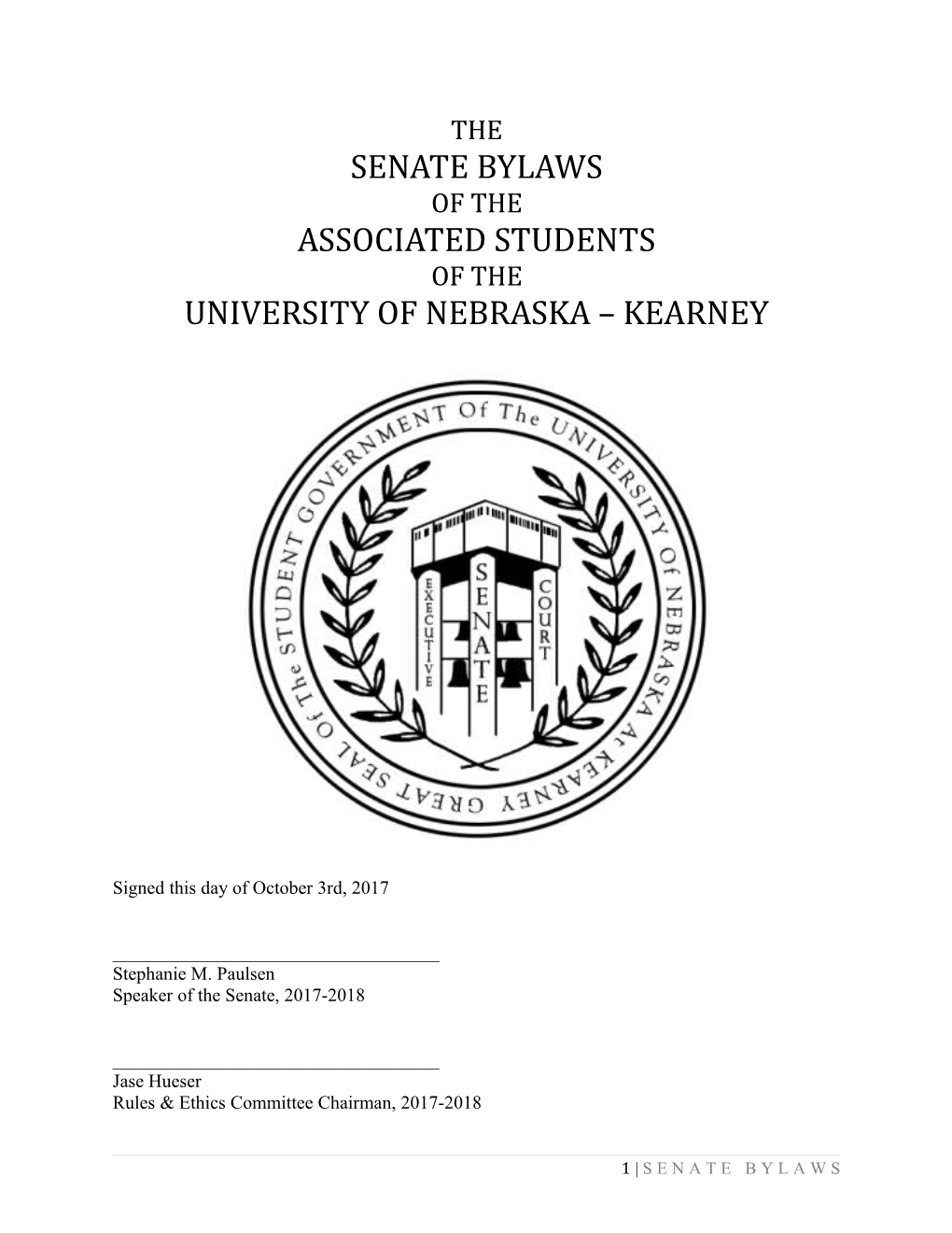 Senate Bylaws