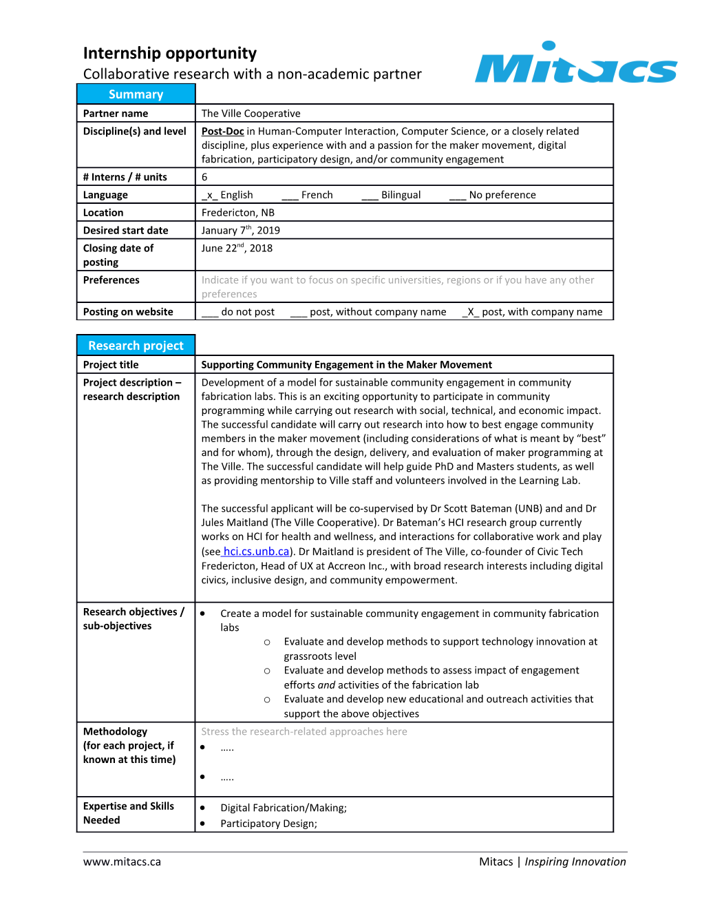 Collaborative Research with a Non-Academic Partner