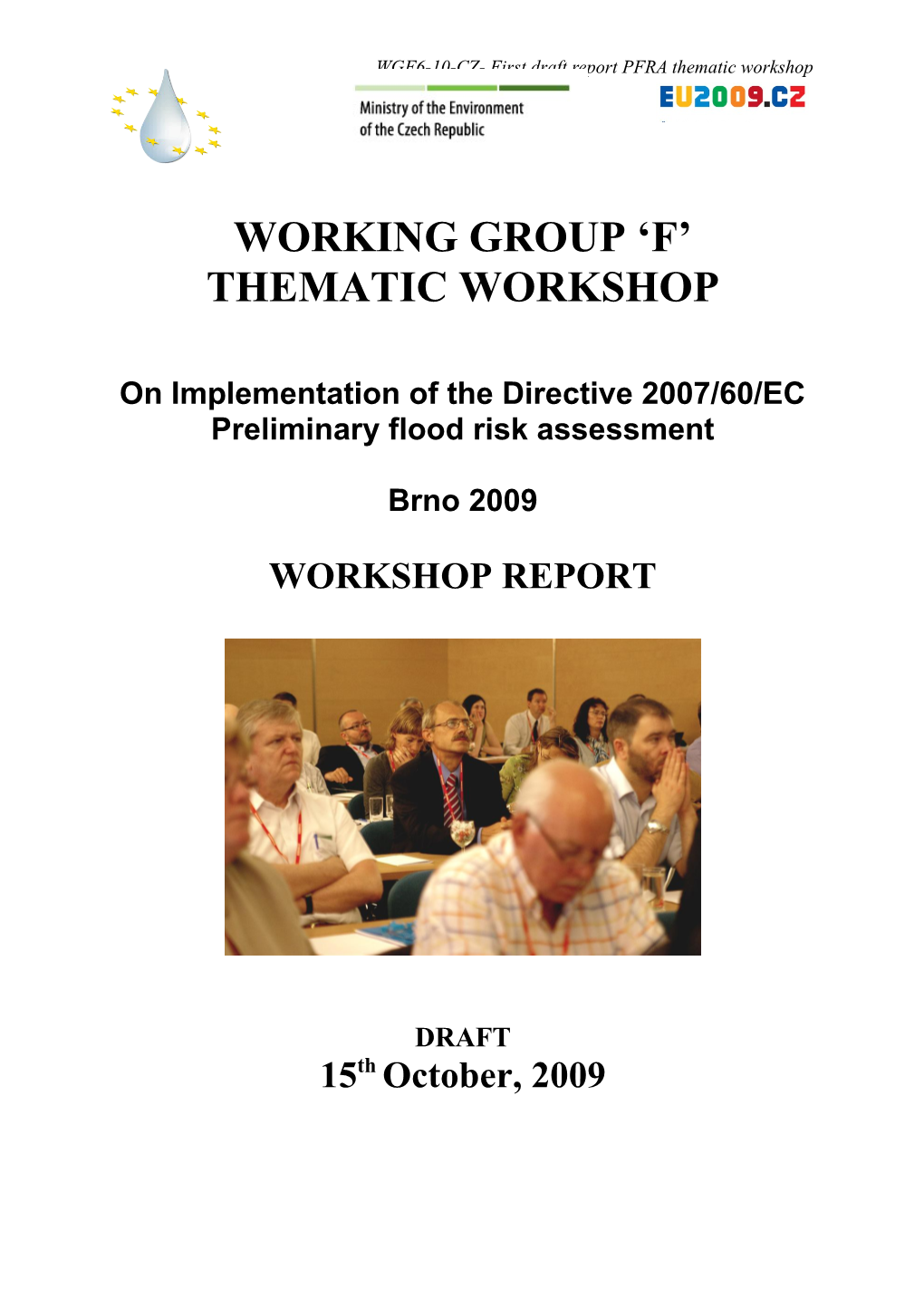 WGF6-10-CZ- First Draft Report PFRA Thematic Workshop