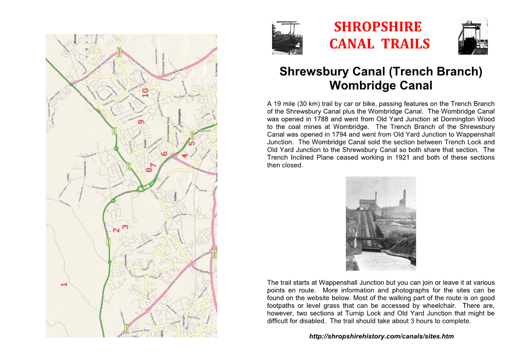 Shrewsbury Canal(Trench Branch)