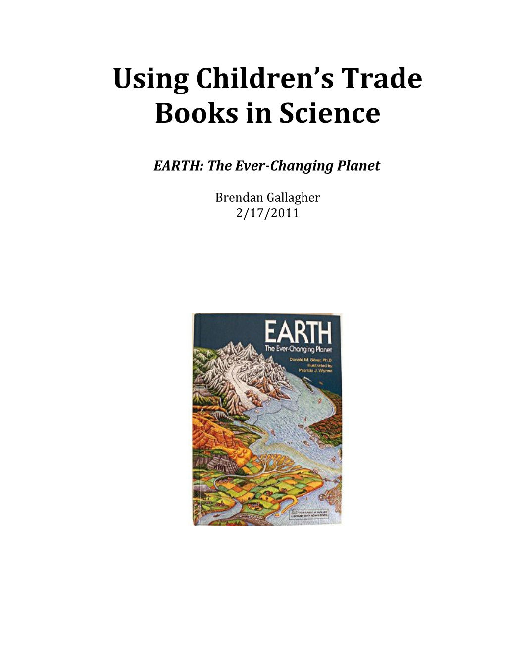 Using Children Strade Books in Science