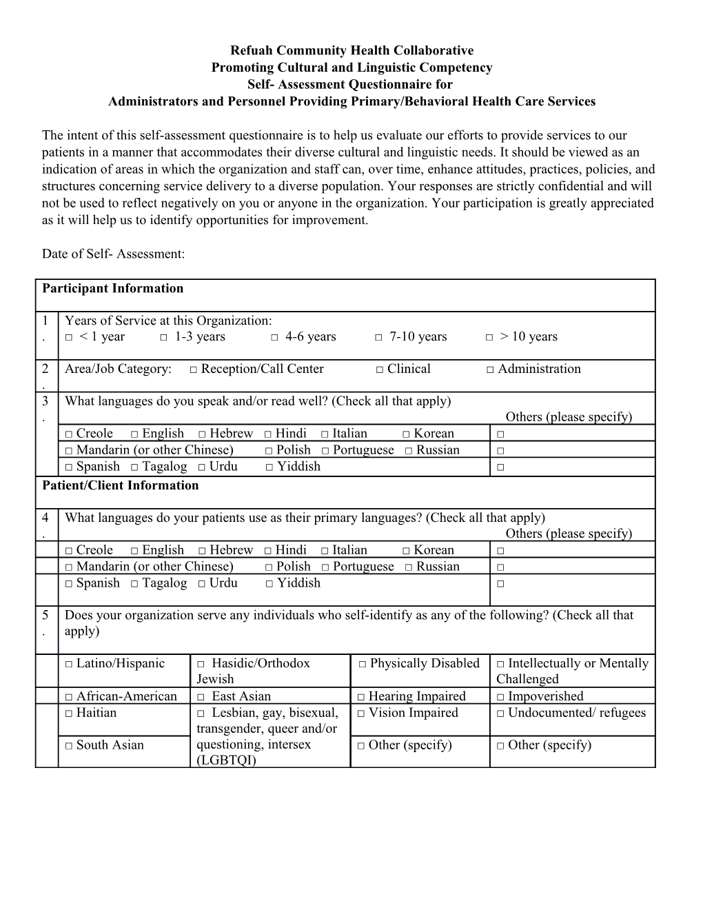 Refuah Community Health Collaborative