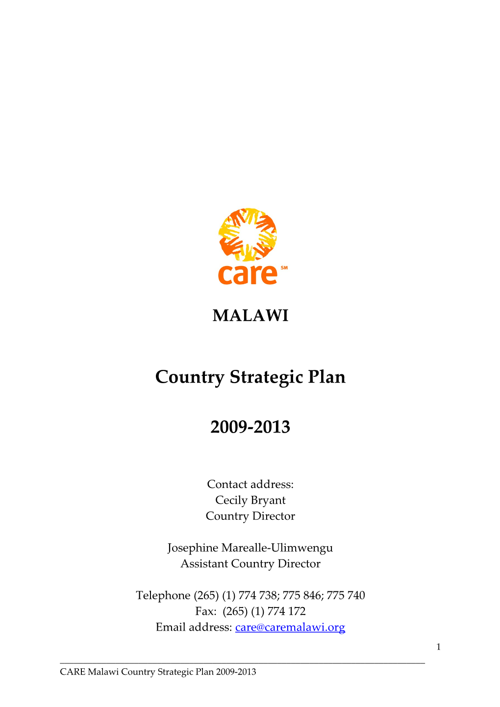 Country Strategic Plan